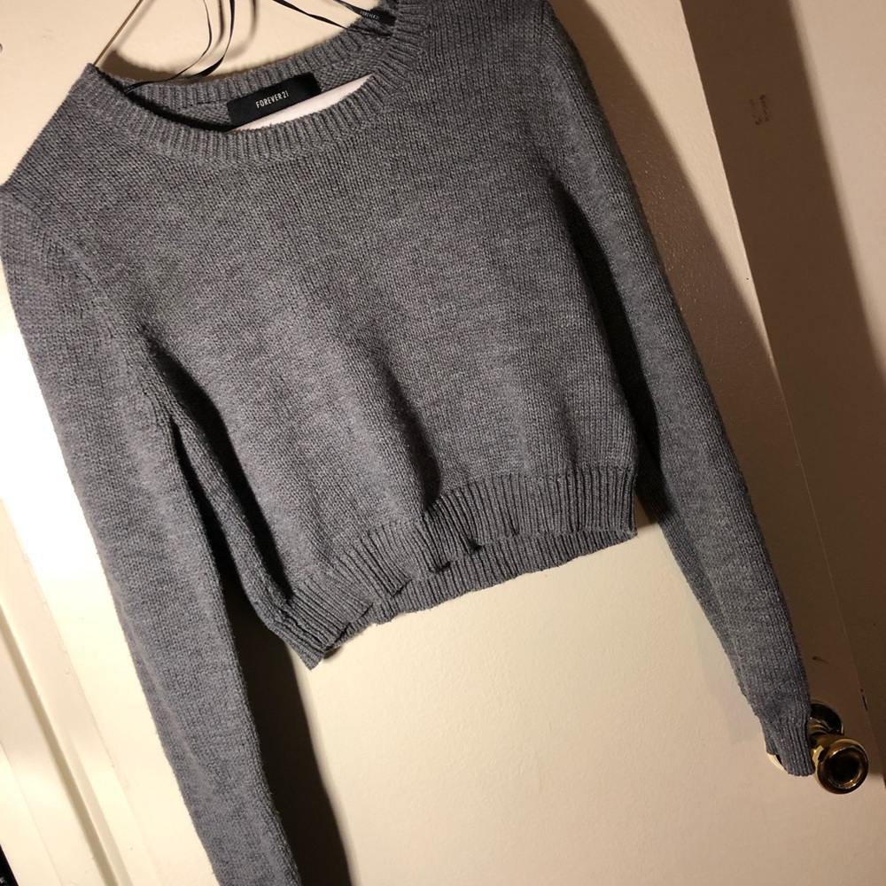 Cropped sweaters